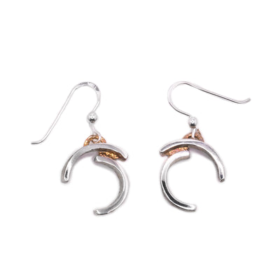 Oxidized Silver Swirl Earrings - Artina's Jewellery
