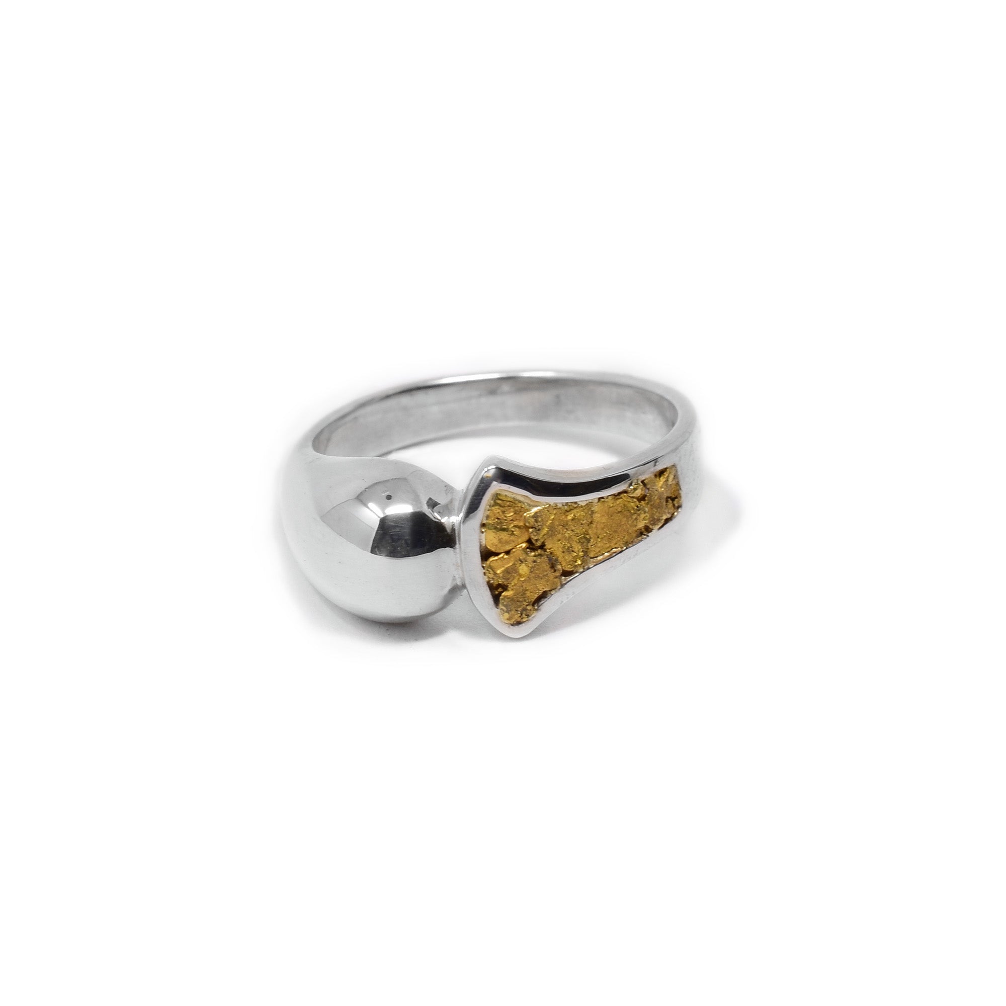 Abstract_Silver_Gold_Nugget_Ri