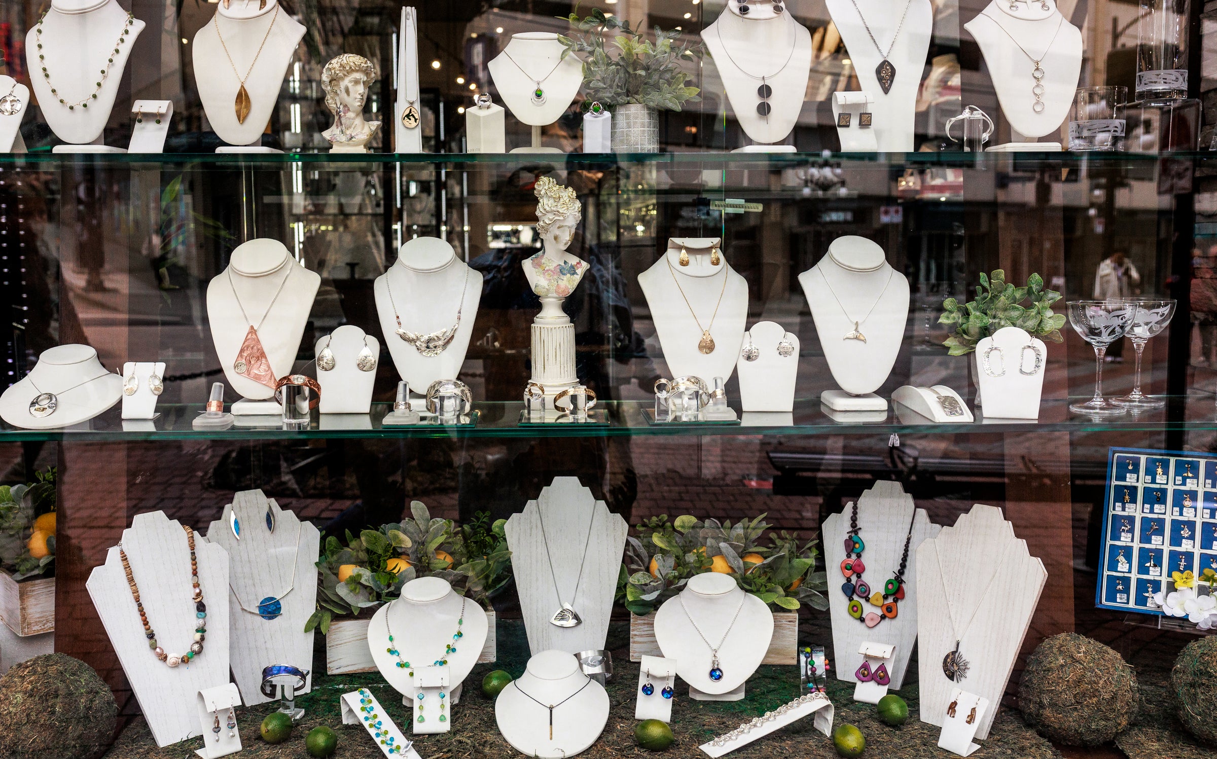 Artina's Jewellery storefront in Vancouver, BC. This jewellery store features a variety of First Nations Canadian and contemporary designs all made by artists and designers in Canada.