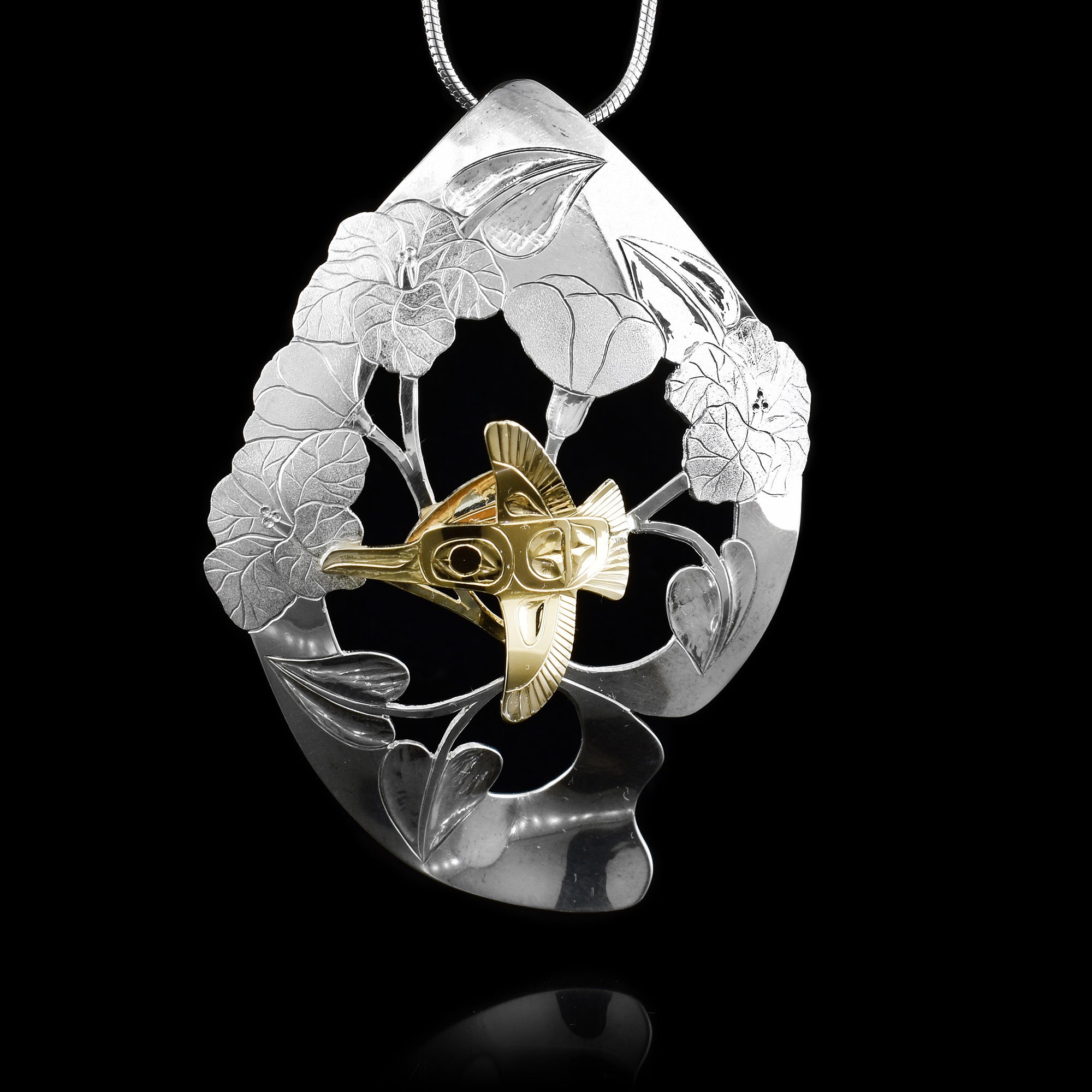 Hockey Necklace Hibiscus Keychain Dainty Sterling Silver CZ