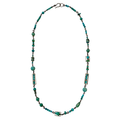 Turquoise Delica Necklace