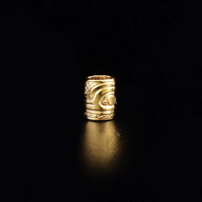 Hummingbird charm for bracelet. 14K Gold 3/8" Hummingbird Spirit Bead