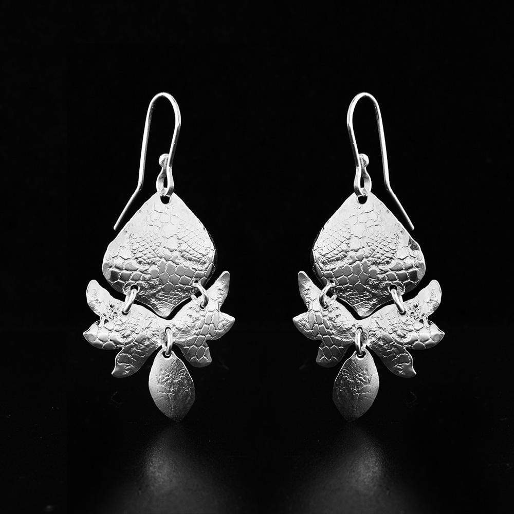 Sterling Silver Waratah Earrings