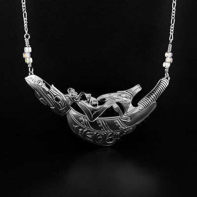 Raven Rattle Necklace