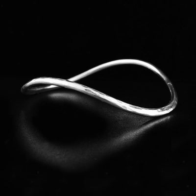 Sterling Silver Ripples Bangle
