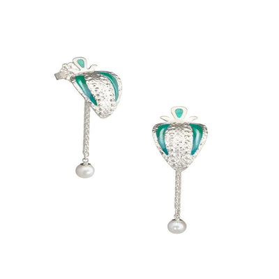 Emerald Pearl Argot Earrings