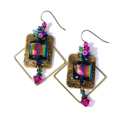 Rose Garden Handmade Earrings - Artina's Jewellery