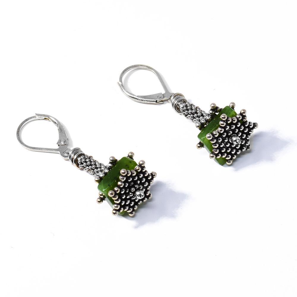 BC Jade and Bali Stack Earrings