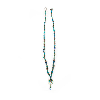 Atlantis with Abalone Drop Necklace hand crafted by artist Honica.