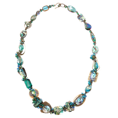 Atlantis Abalone Necklace hand crafted by artist Honica