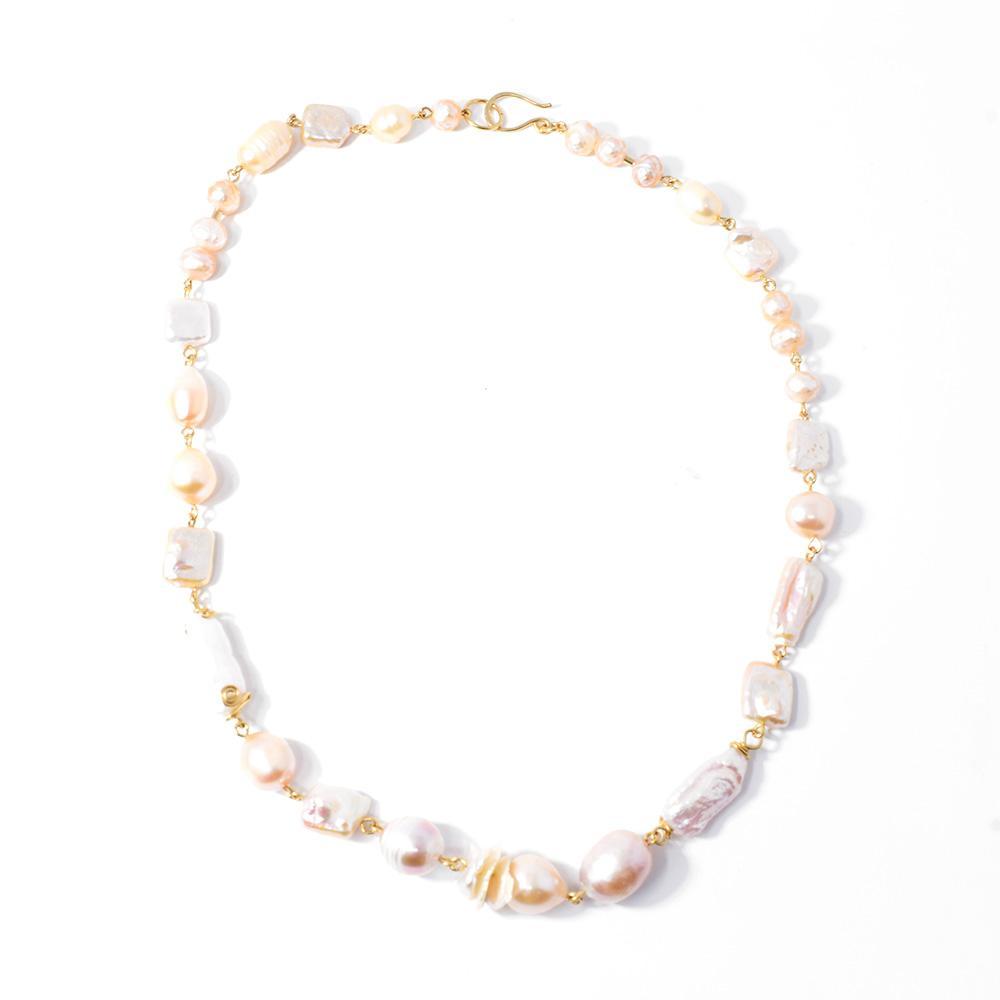 Champagne Cream Pearl Necklace