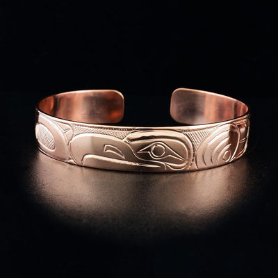 1/2" Large Copper Eagle Bracelet