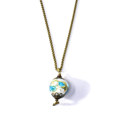Antiqued Brass Southseas Necklace