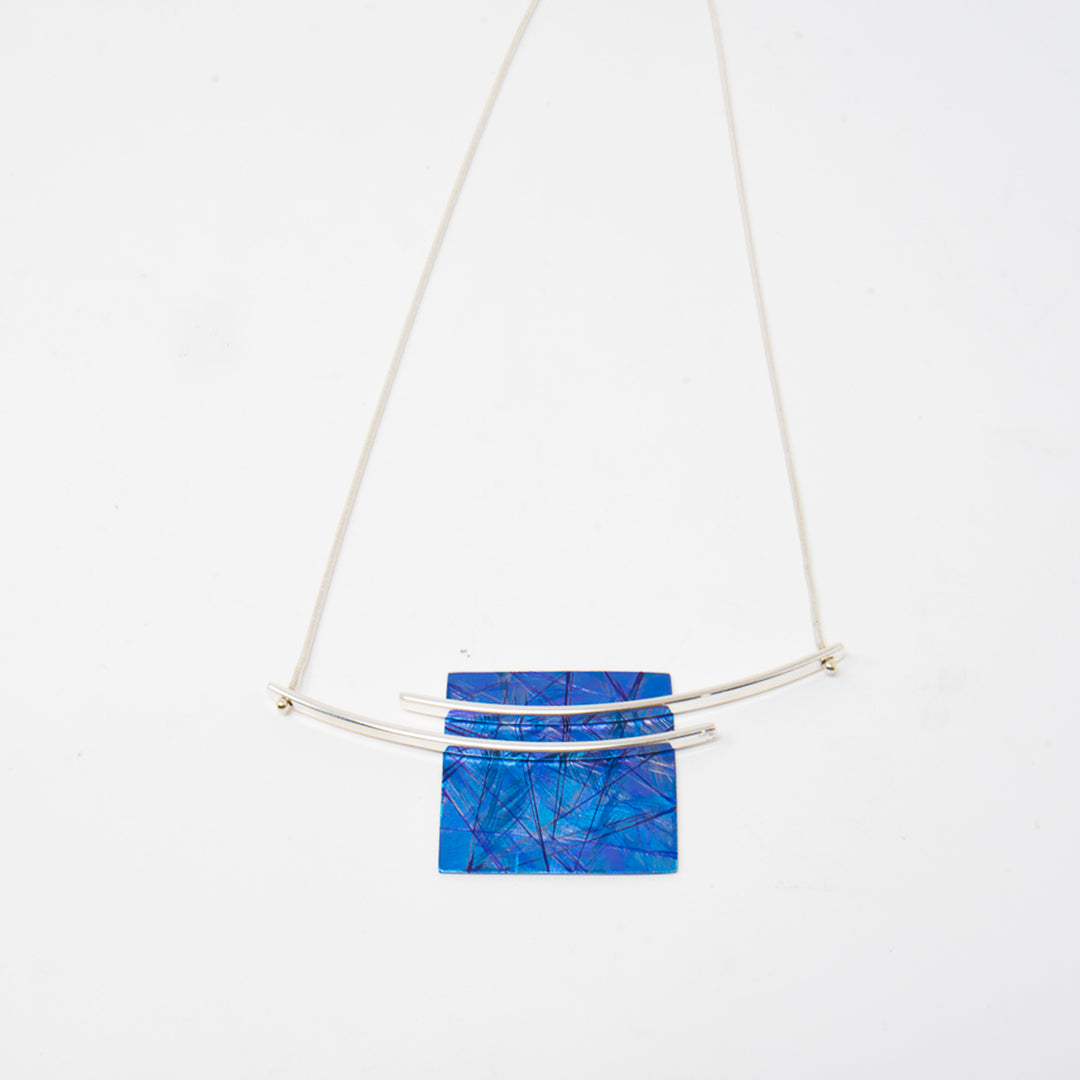 Blue Titanium N28 Necklace