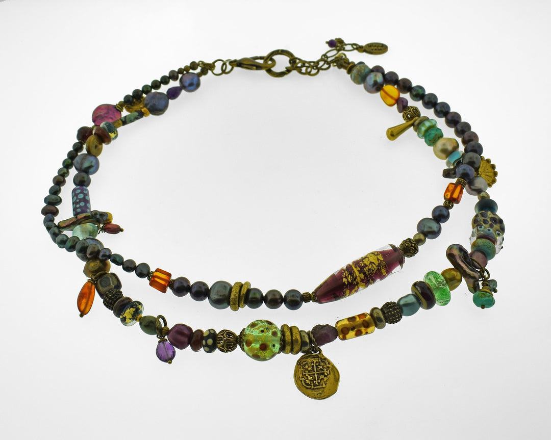 Island Rogue Double Strand Necklace