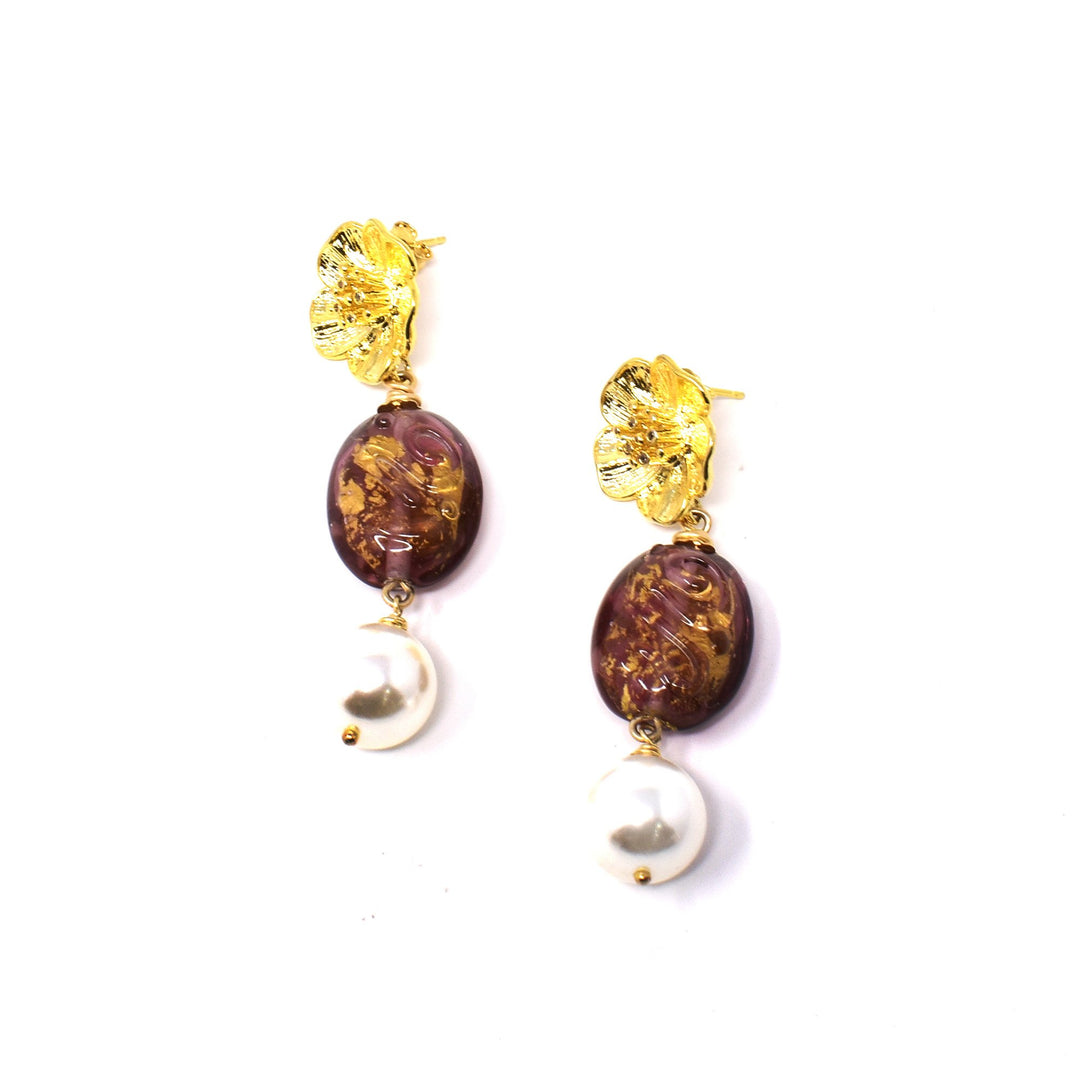 Fiori Earrings Hand-Crafted by artist Wendy Pierson