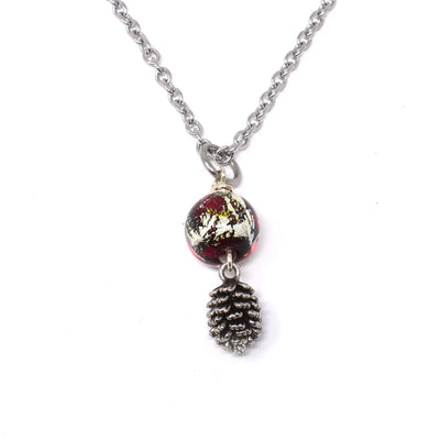 Trees on Stainless Steel Necklace