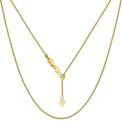 14K Yellow Gold Adjustable (16" to 22")Chain