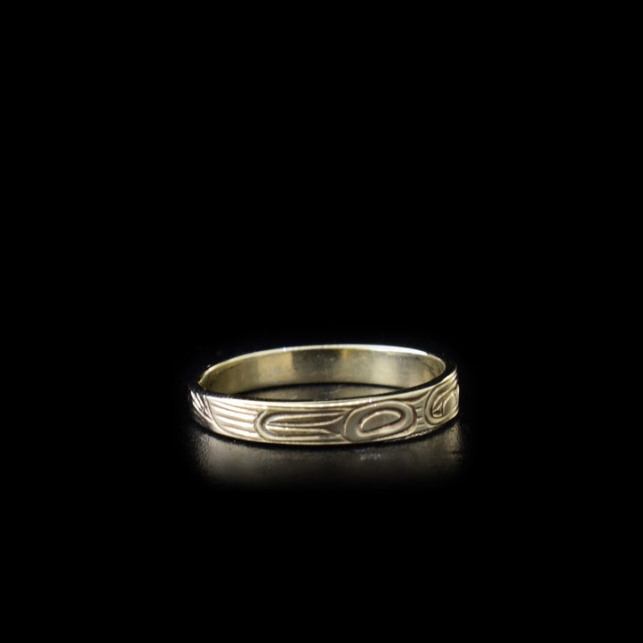 Hummingbird 14K White Gold Ring - Artina's Jewellery