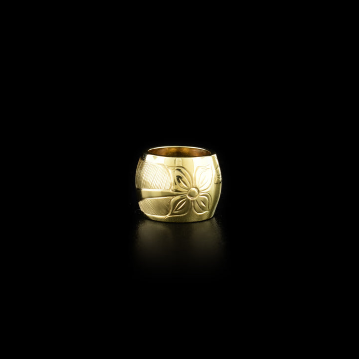 Gold Hummingbird Spirit Bead with Blue Diamond - Artina's Jewellery
