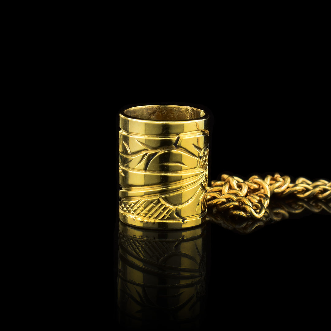 10k Gold Hummingbird Spirit Bead