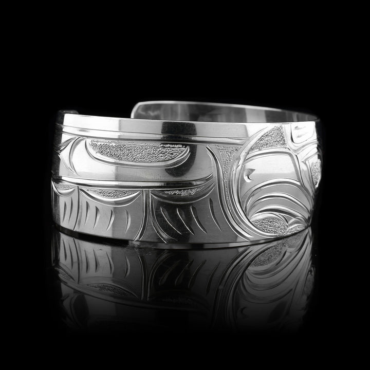 Sterling Silver 1" Eagle Cuff Bracelet