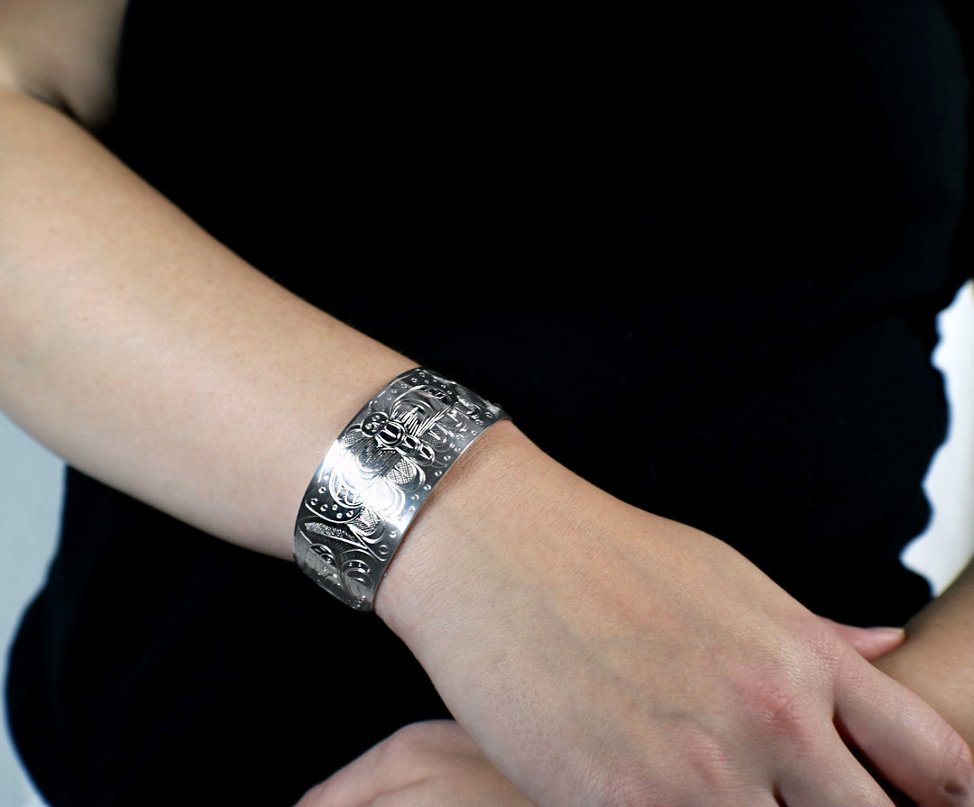 Sterling Silver Butterfly Cuff - Artina's Jewellery