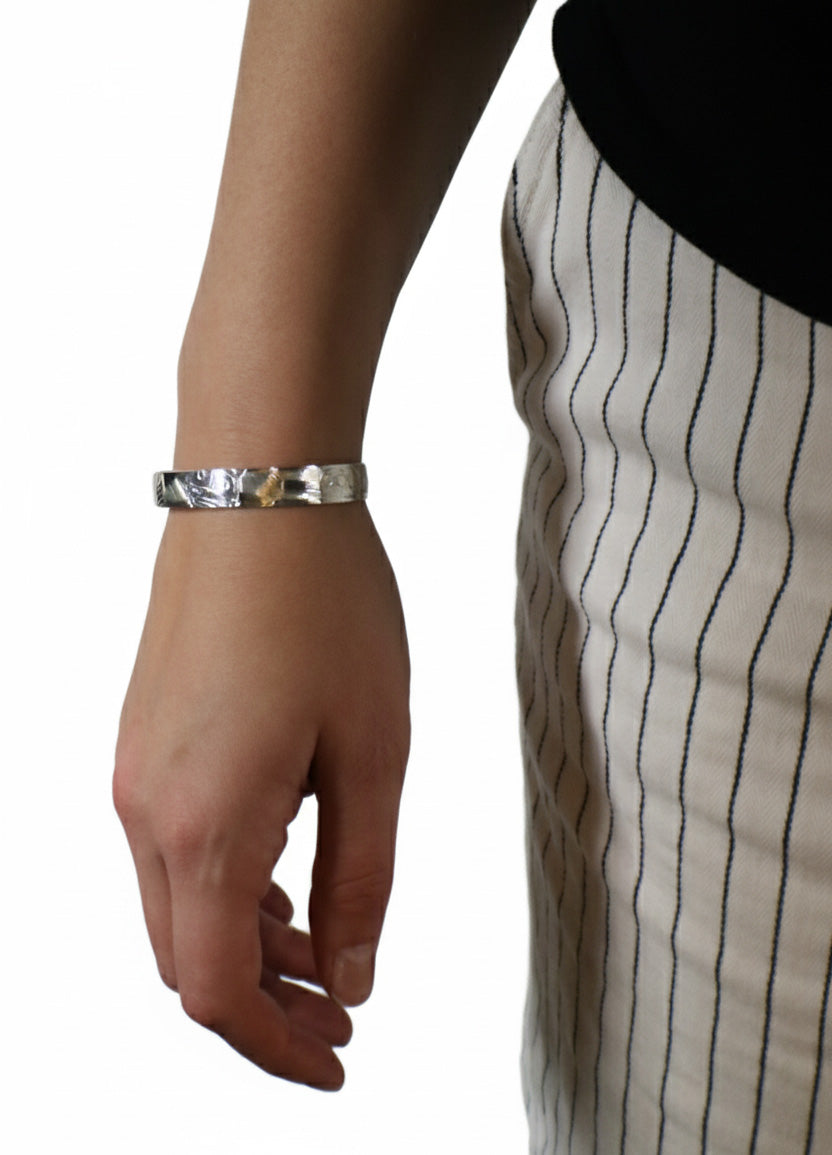 Sun and Eagle Sterling Silver Bangle Bracelet - Artina's Jewellery