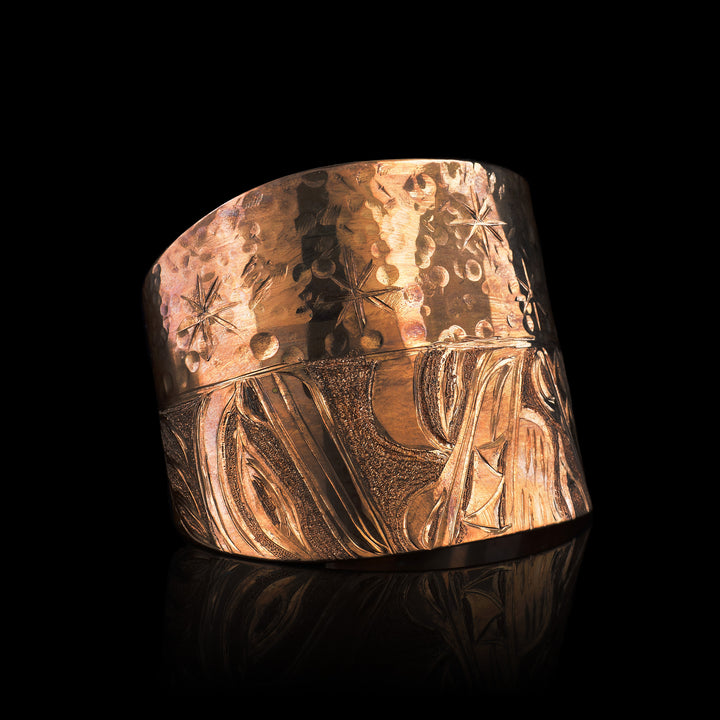 Copper Wolf & Bear Bracelet