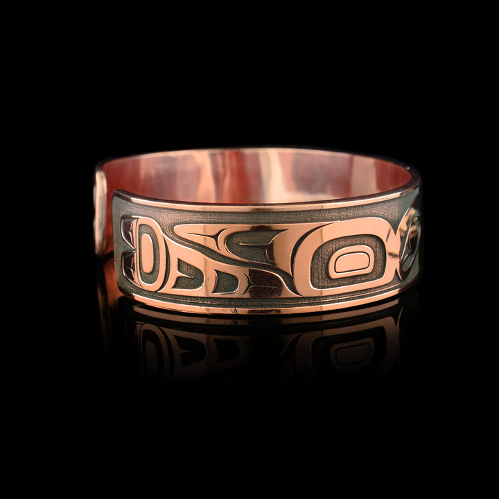1/2" Copper Hummingbird Cuff - Artina's Jewellery