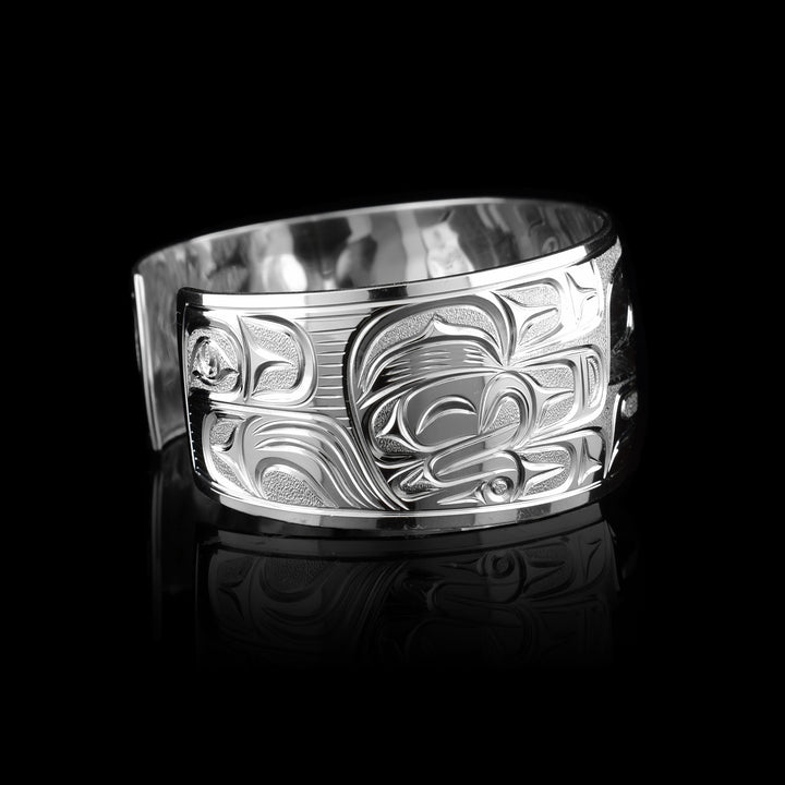 1" Sterling Silver Raven Bracelet - Artina's Jewellery