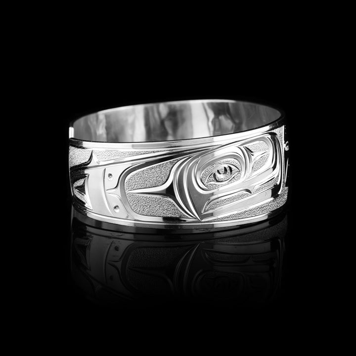 3/4" Orca Silver Bracelet Cuff - Artina's Jewellery