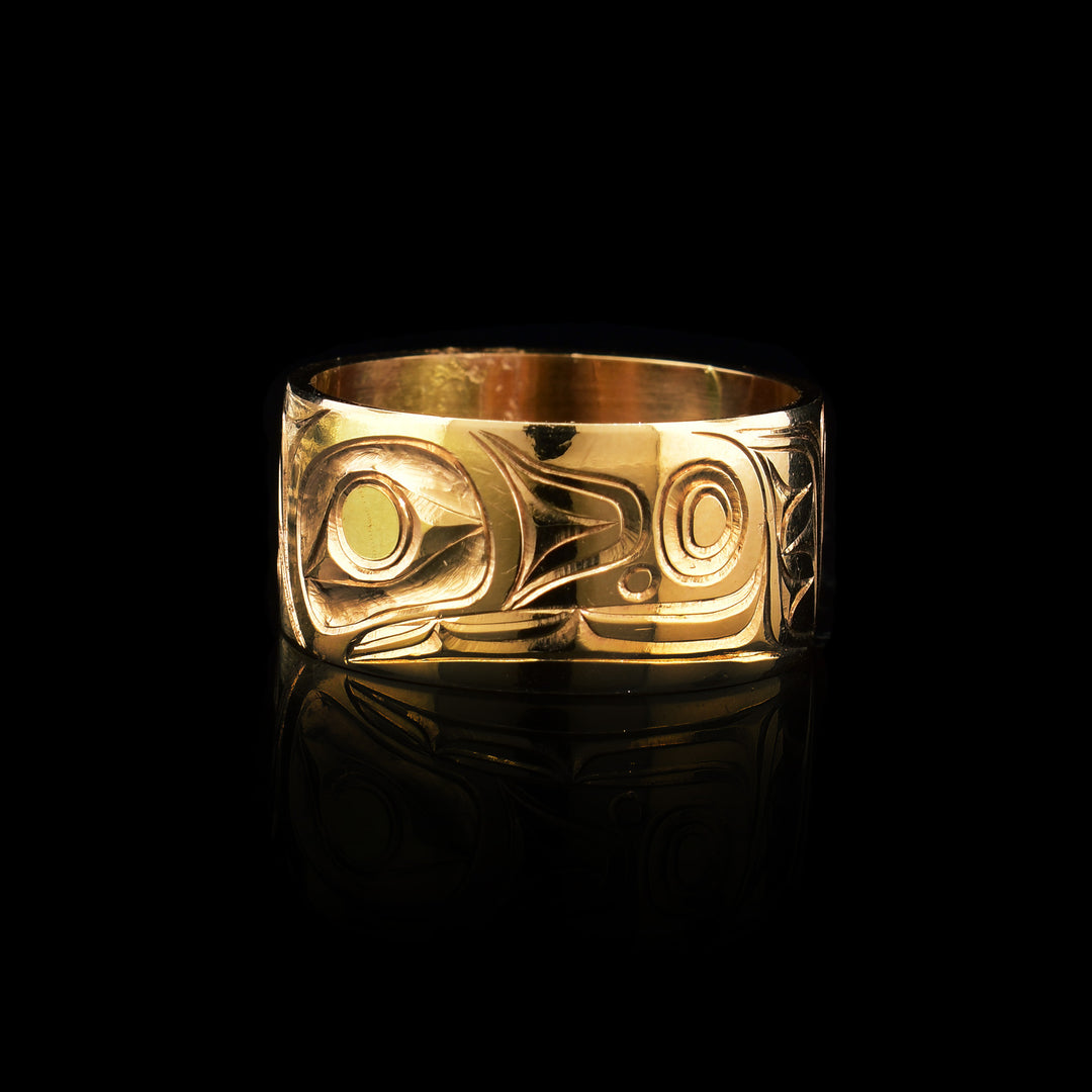 14K Gold Orca Legend Ring