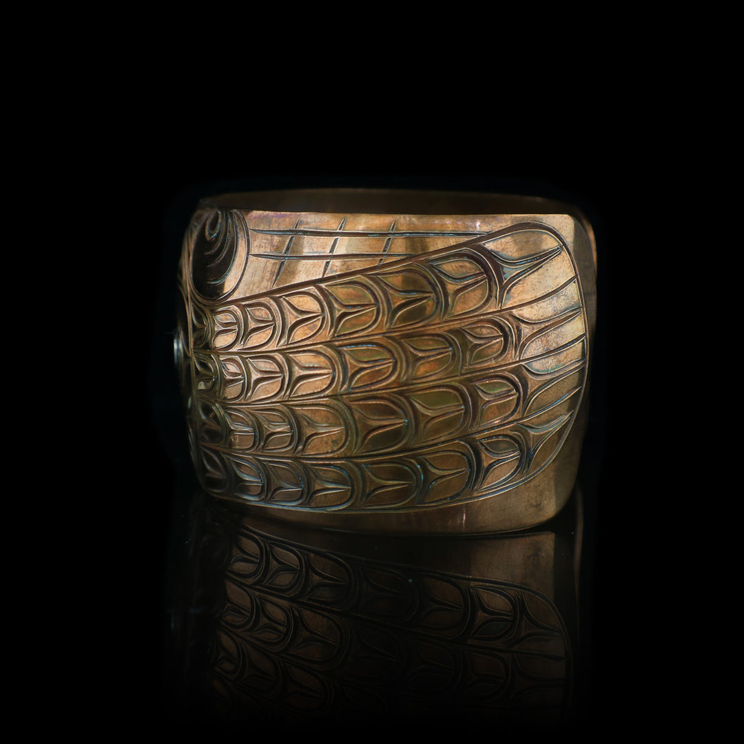 1.5" Copper Owl Bracelet