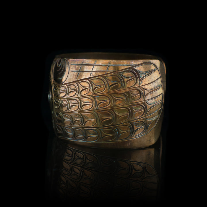 1.5" Copper Owl Bracelet