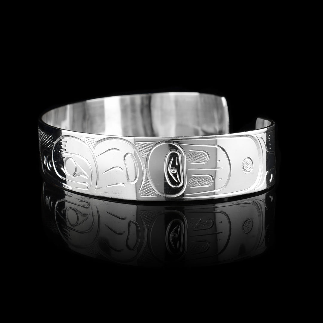 1/2" Double Eagle Sterling Silver Cuff