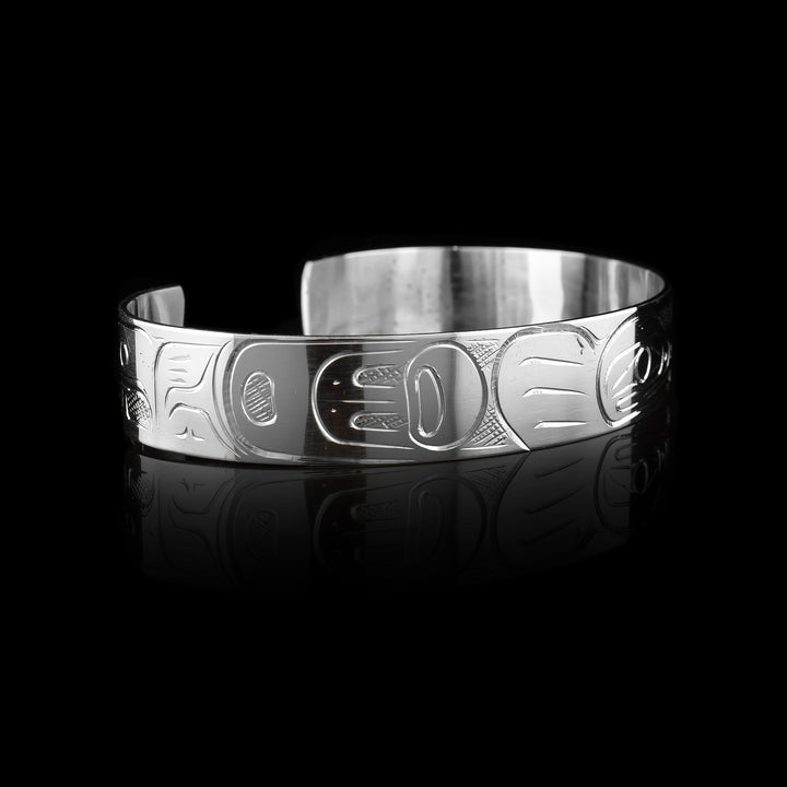 1/2" Sterling Silver Large Eagle Cuff
