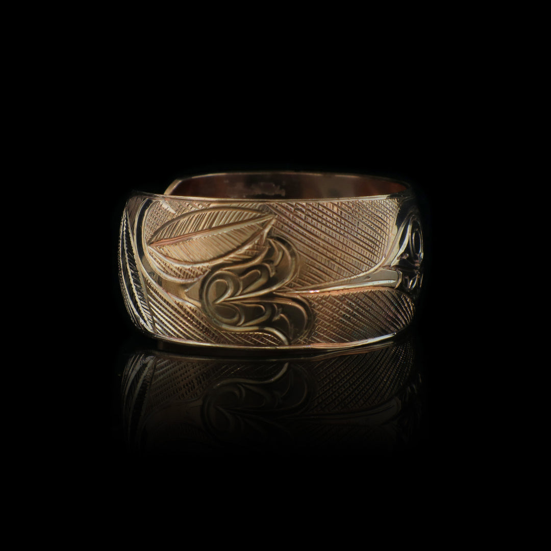 1" Hummingbird Copper Cuff Bracelet