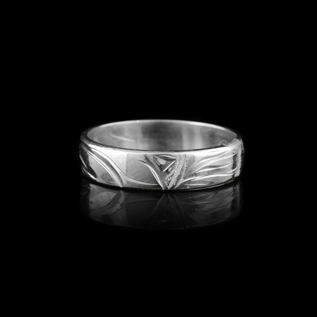 3/16" Sterling Silver Otter Band Ring