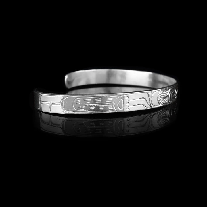 1/4" Sterling Silver Eagle Bracelet