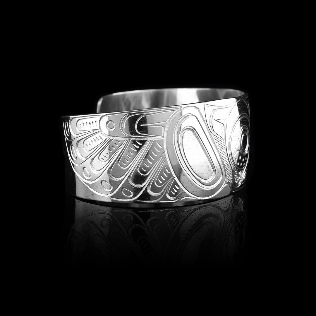 1" Sterling Silver Owl Bracelet
