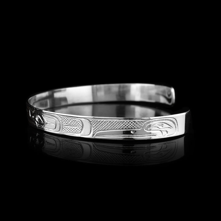 1/4" Sterling Silver Trippel Bird Bracelet