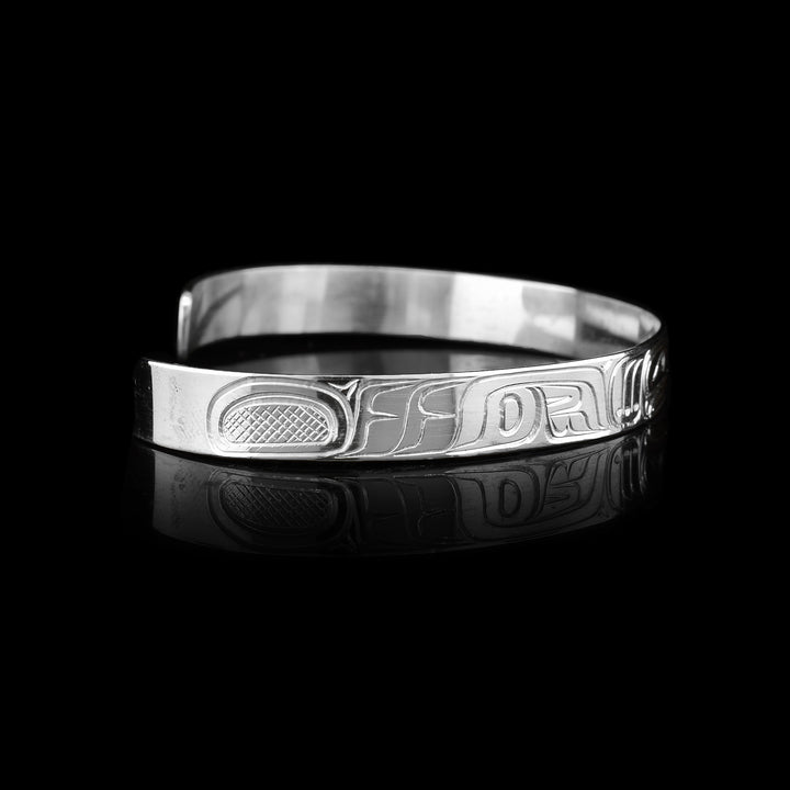 1/4" Sterling Silver Frog Bracelet