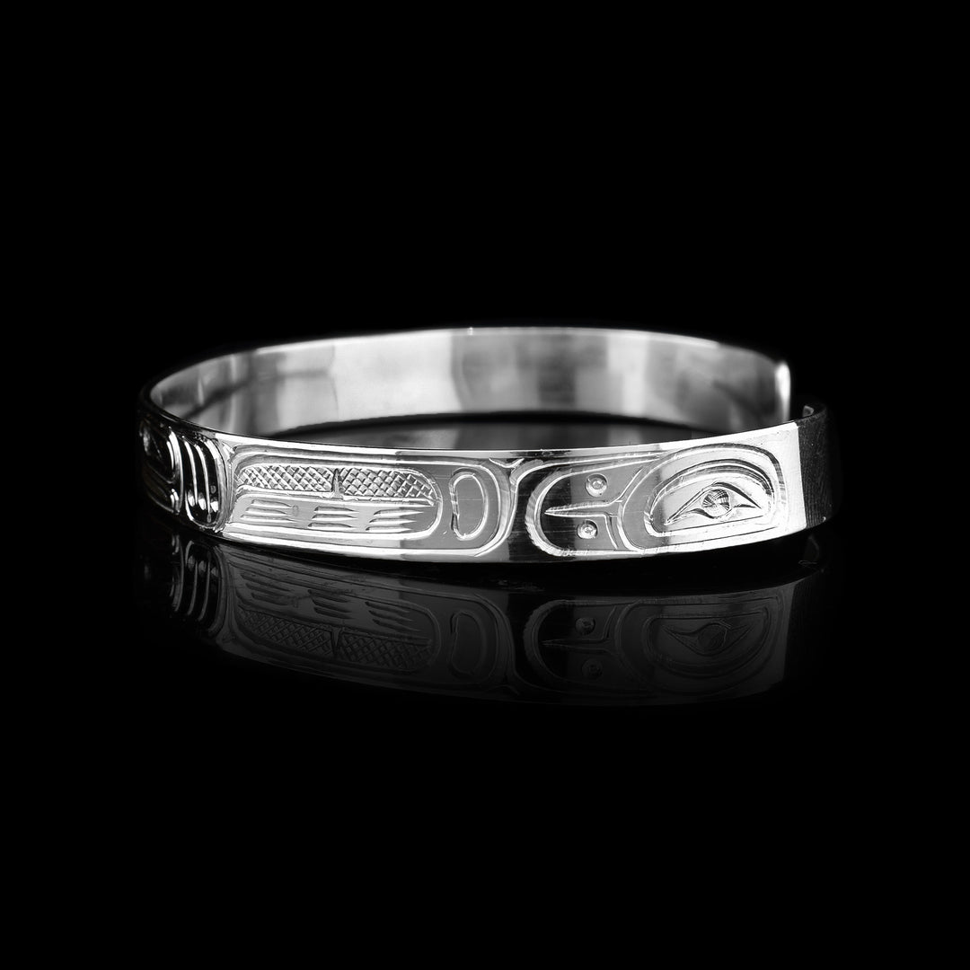 1/4" Sterling Silver Frog Bracelet