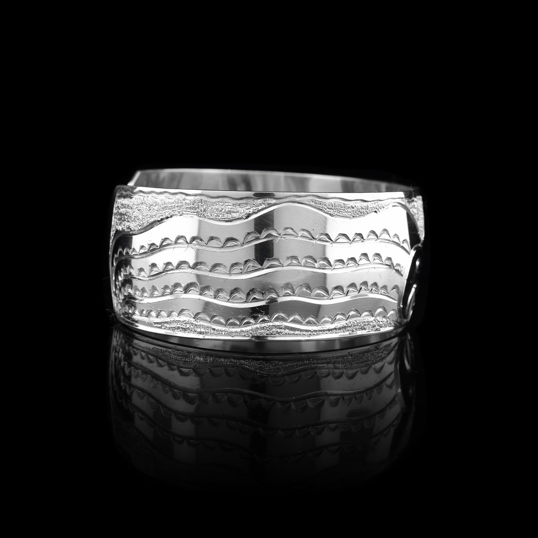 1" Sterling Silver Octopus Cuff Bracelet