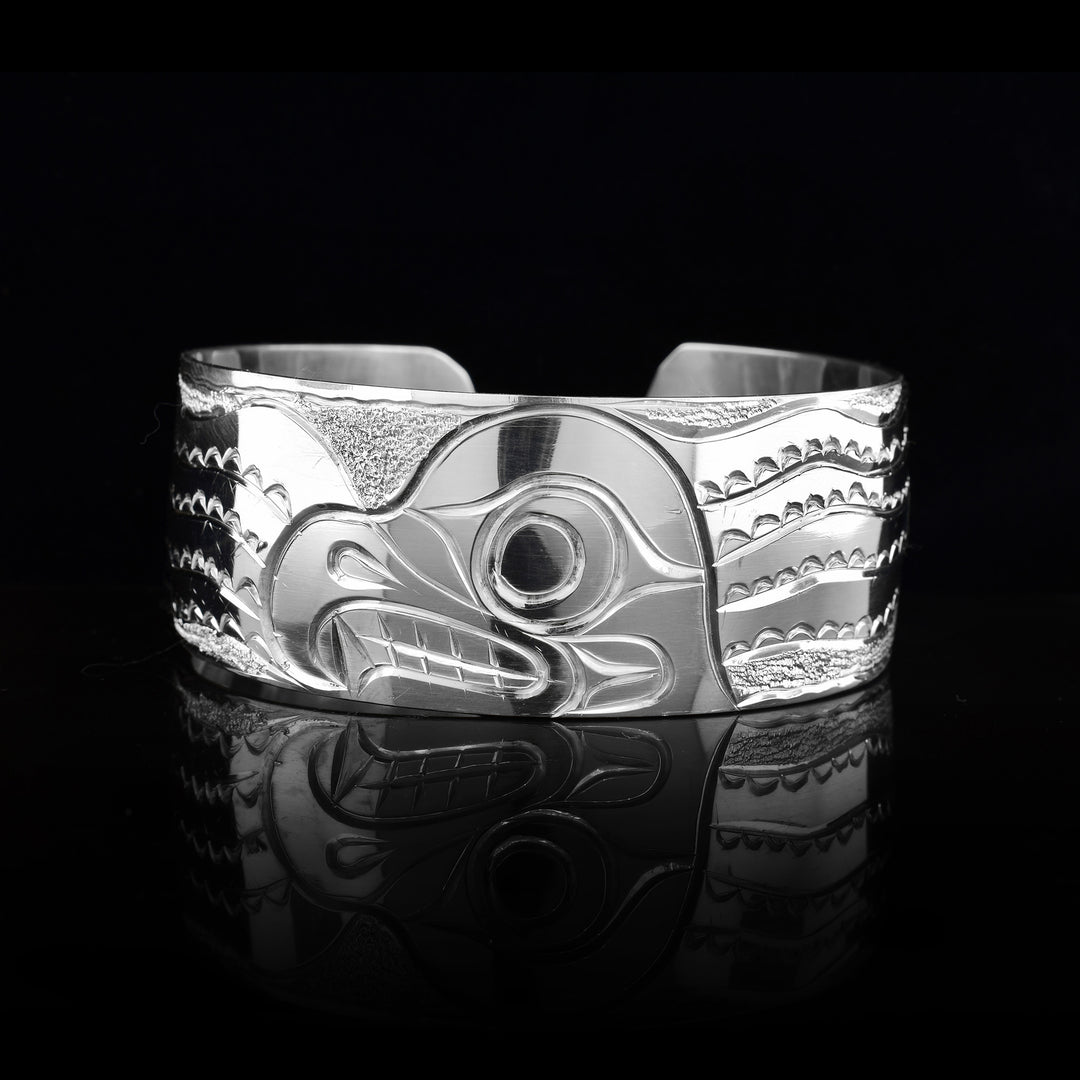 1" Sterling Silver Octopus Cuff Bracelet
