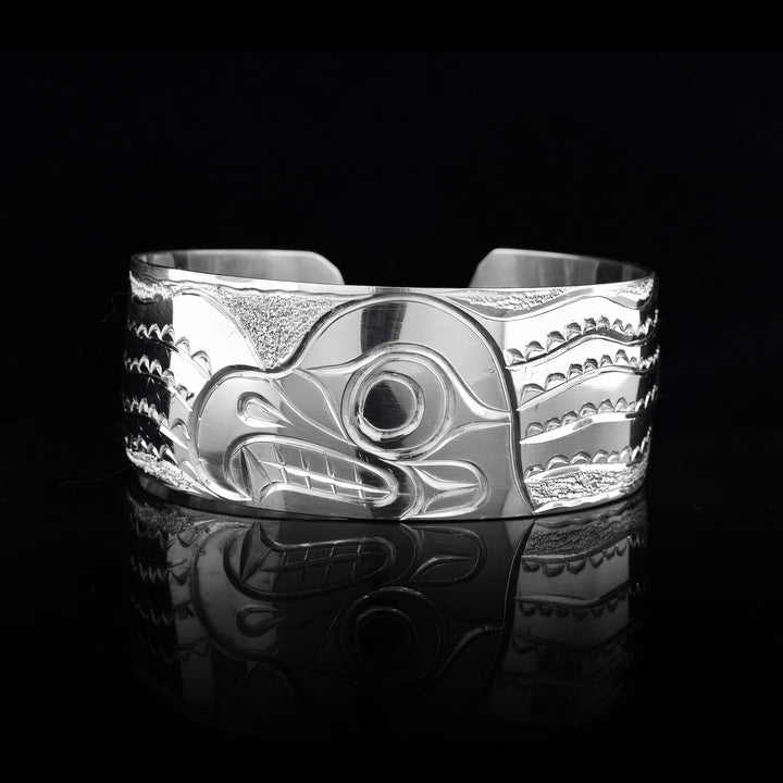 1" Sterling Silver Octopus Cuff Bracelet
