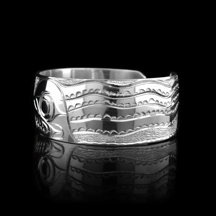 1" Sterling Silver Octopus Cuff Bracelet