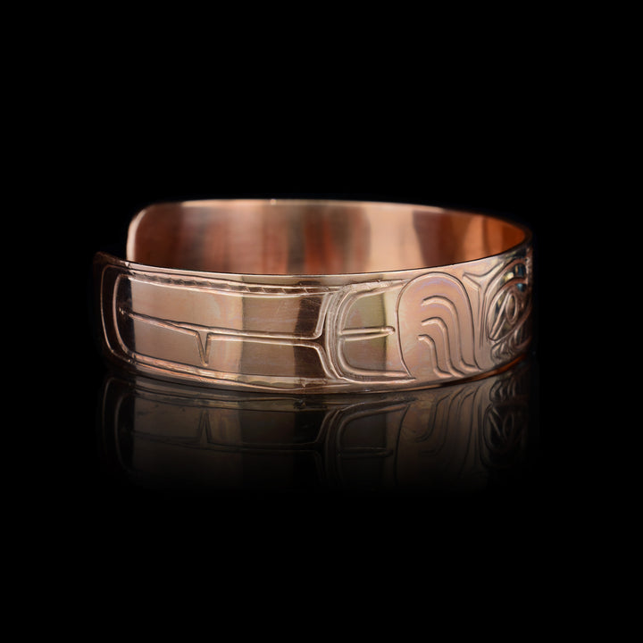 1/2" Copper Eagle Bear Bracelet