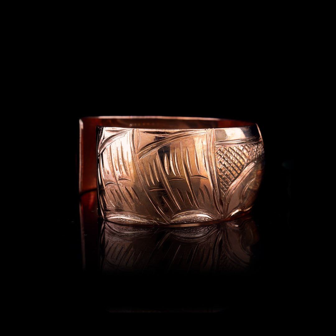 1" Copper Eagle Wing Copper Cuff